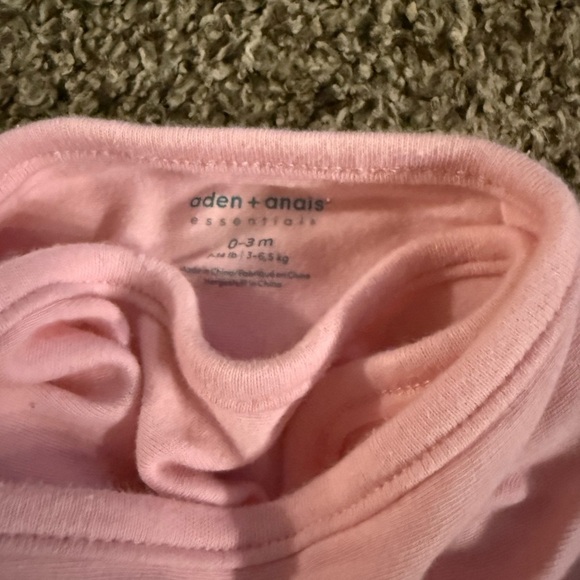 aden + anais + 2nanu Pink and Gray Sleep Sacks Pajamas - Picture 2 of 3